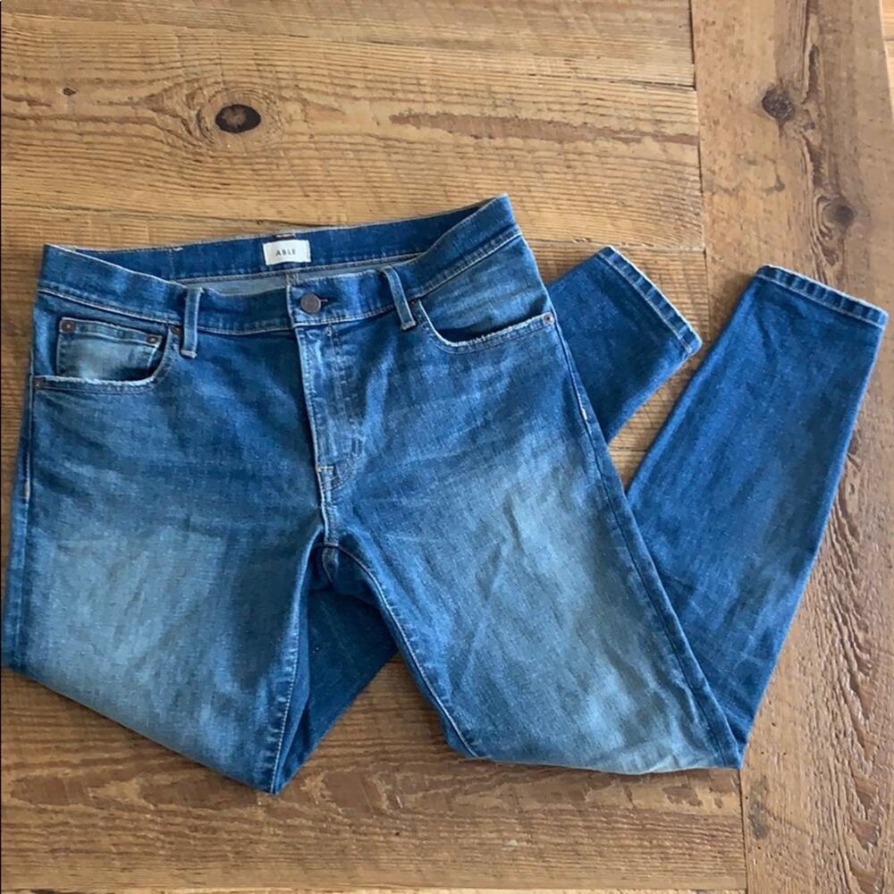 Like New ABLE skinny jeans 29